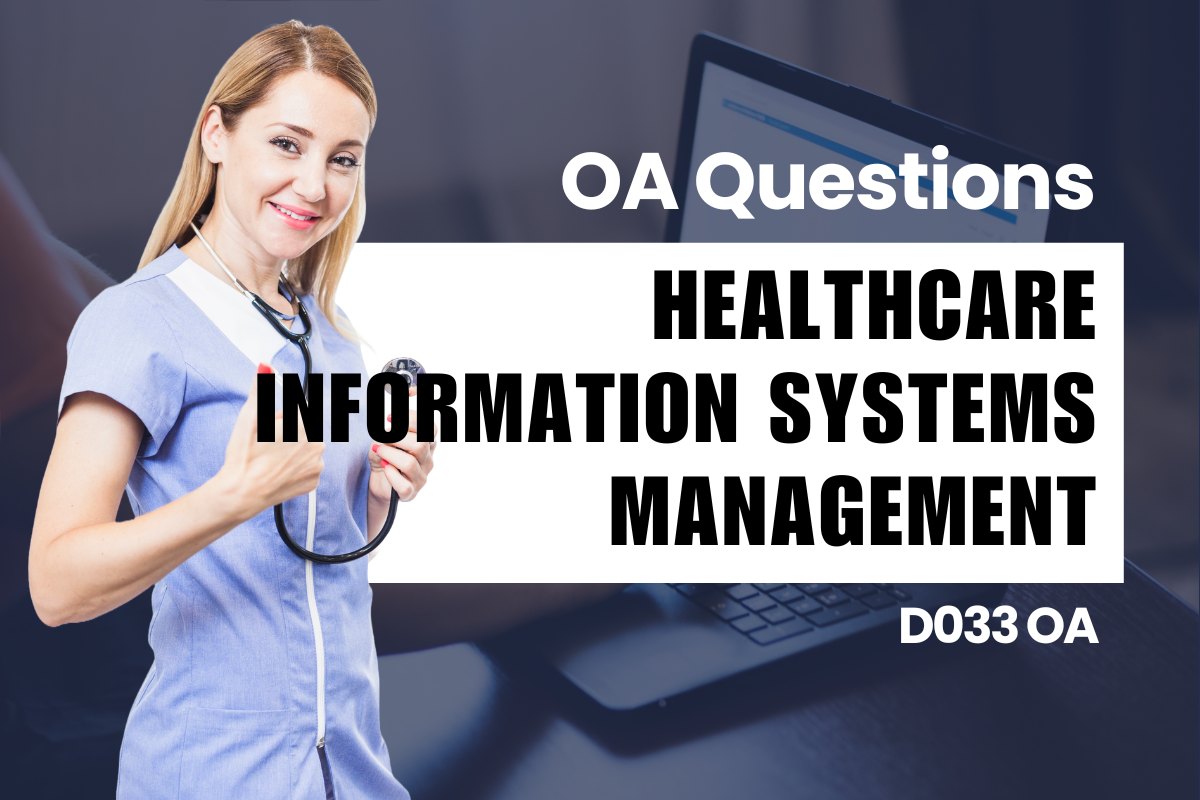 D033 - Healthcare Information Systems Management