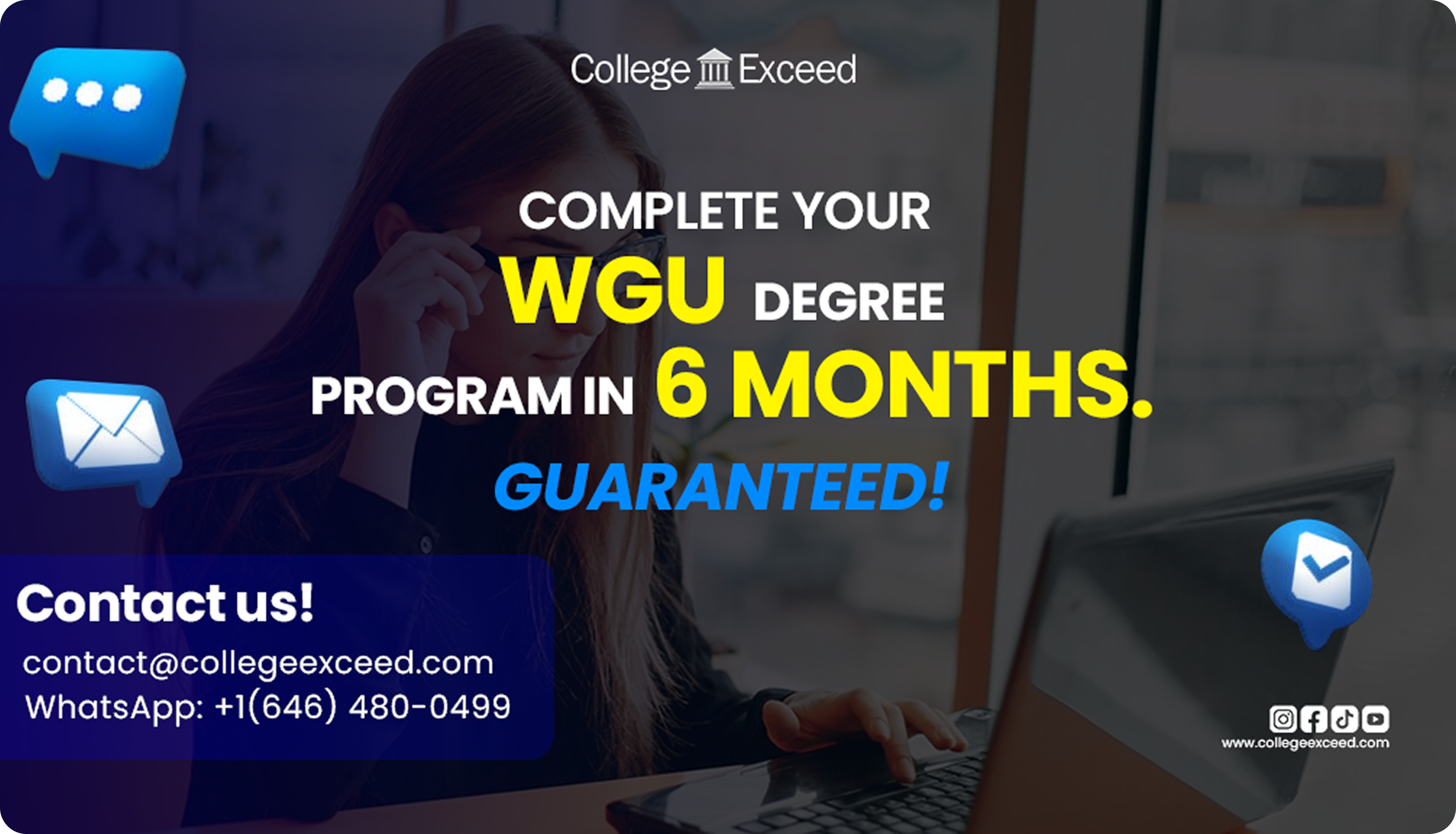 Complete your WGU degree program in 6 months